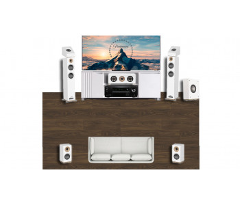 Домашний кинотеатр Jamo S 807 HCS 5.1.2 Dolby Atmos Onkyo TX-SR494